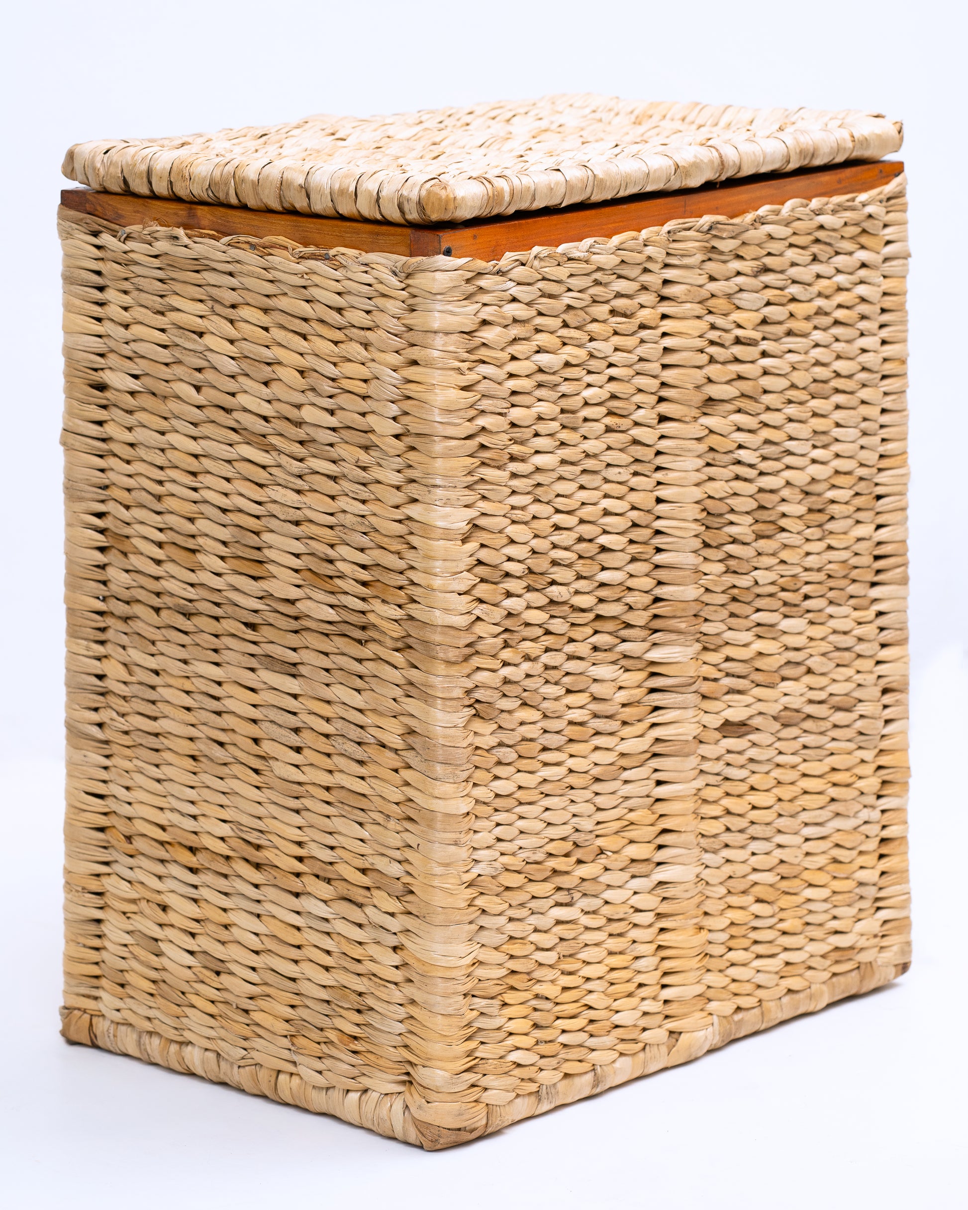 Wicker Laundry Hamper Large Rattan Basket with Lid