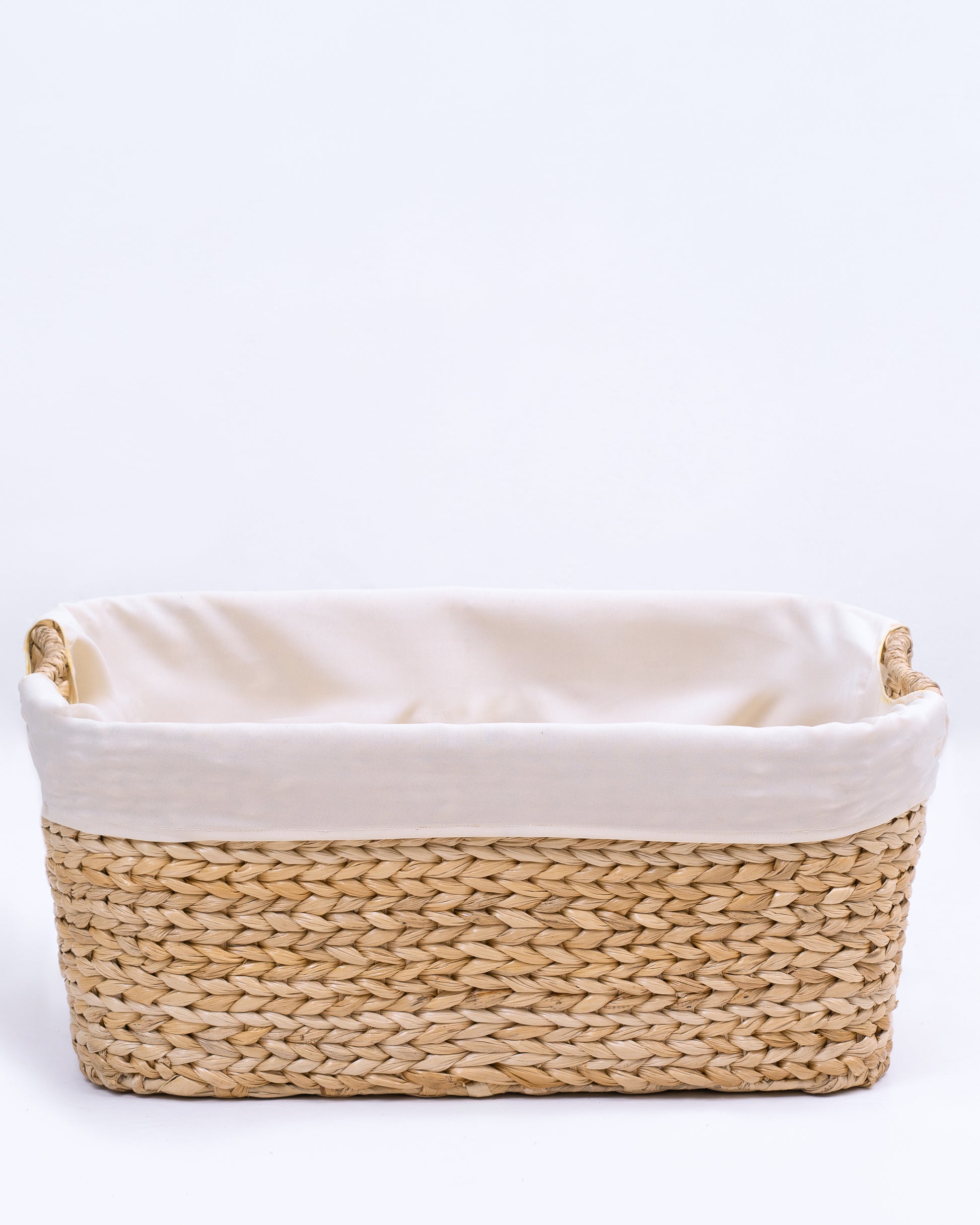 Wicker Laundry Rattan Basket with Easy Carry 3 handles and Removable Liner Laundry bag