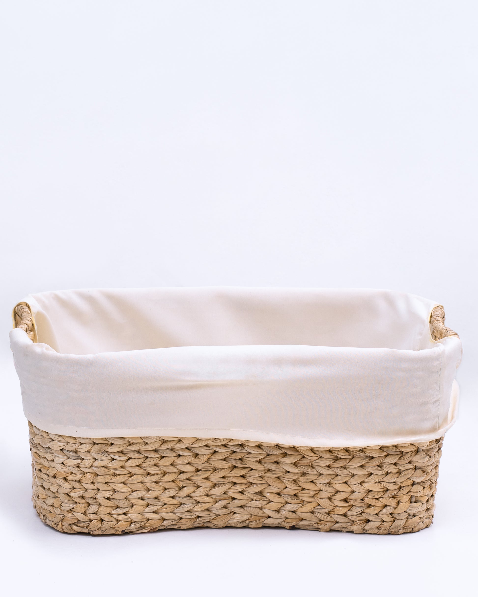Wicker Laundry Rattan Basket with Easy Carry 3 handles and Removable Liner Laundry bag