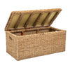 Wicker Storage Trunk Bench