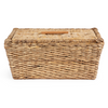 Wicker Toy Storage Chest Rattan Large Rectangular Basket with Lid